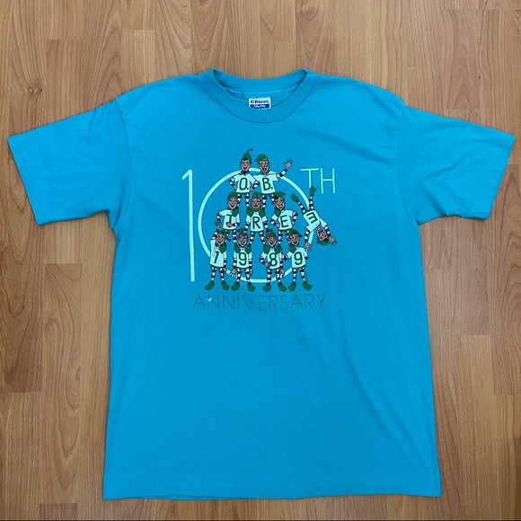 Vtg Men’s Ocean Beach Christmas Tree 1989 T-Shirt - Picture 2 of 8